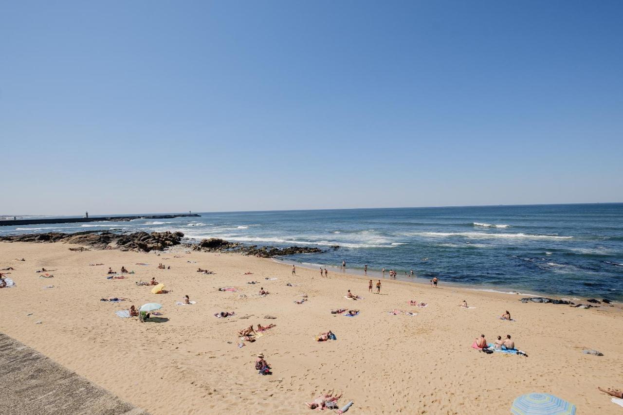 Boutique Rentals- Bliss By The Sea Apt- Ocean Views In Foz Beach Porto Luaran gambar