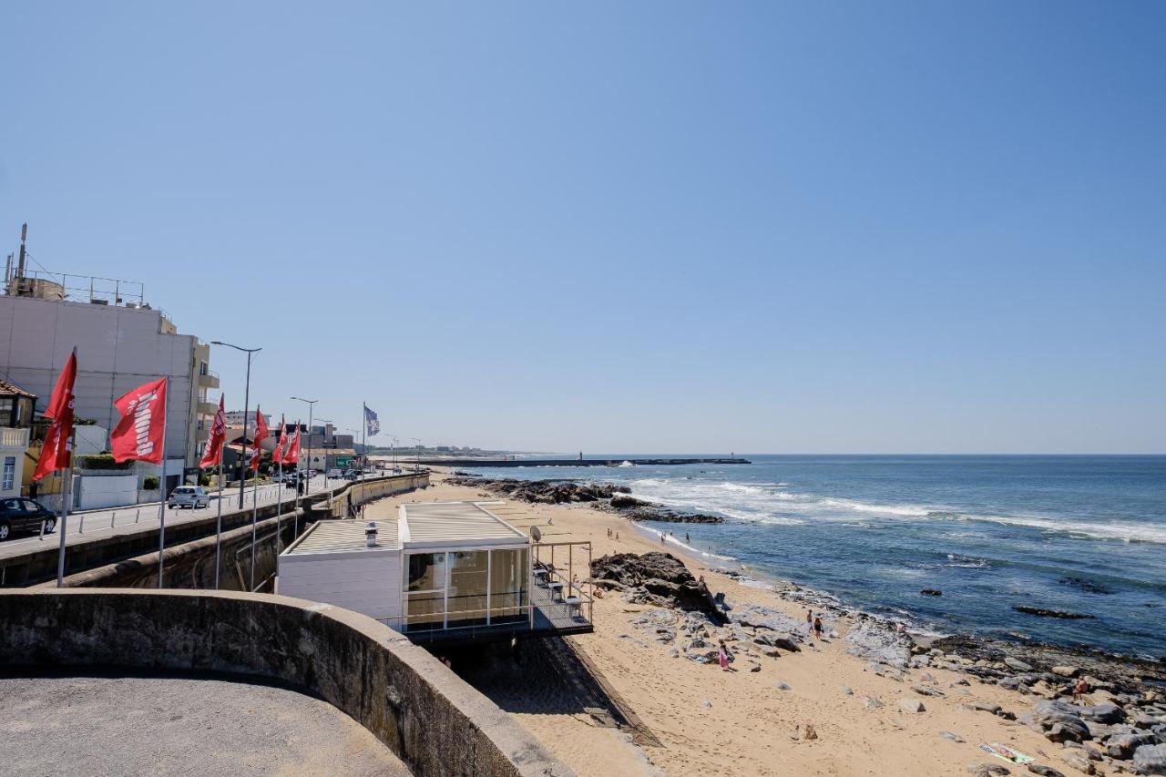 Boutique Rentals- Bliss By The Sea Apt- Ocean Views In Foz Beach Porto Luaran gambar